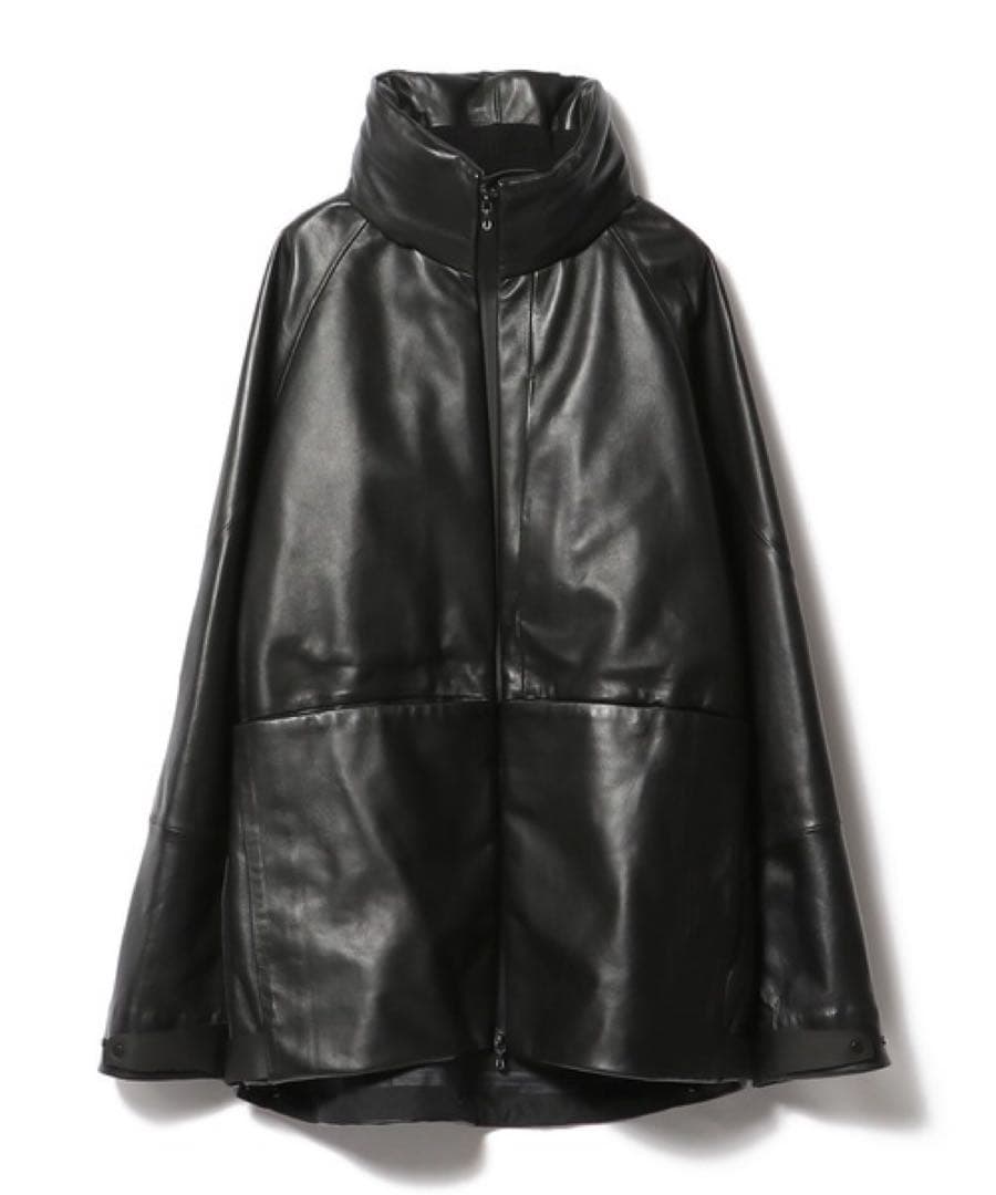 新品　定価14.3万円　ESTNATION / ラムレザーシェルパーカー ESTNATION（エストネーション）の「ESTNATION / ラムレザーシェル