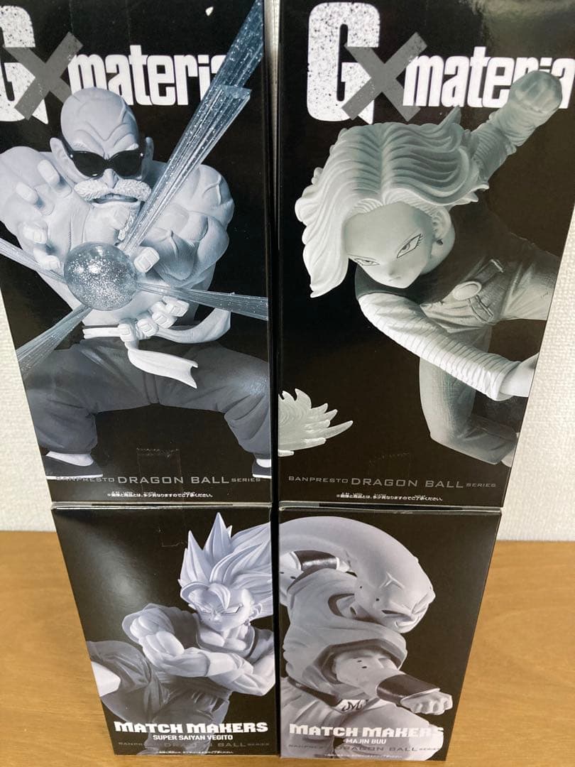 新品・未開封】ドラゴンボール 亀仙人 人造人間18号 ベジット 魔神ブウ