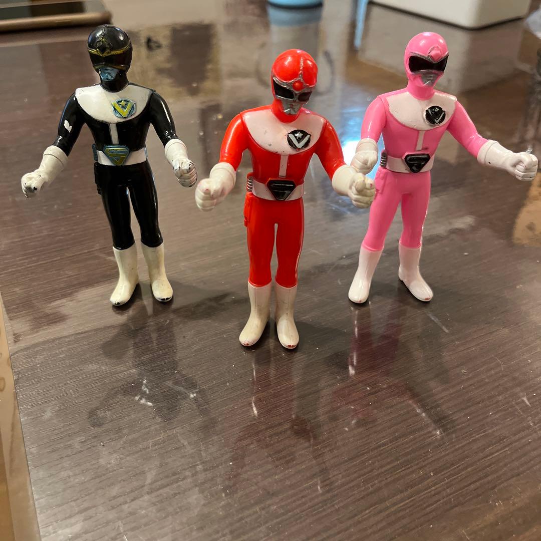 大戦隊 ゴーグルファイブ スーパー戦隊 3体セット ポピー レトロ