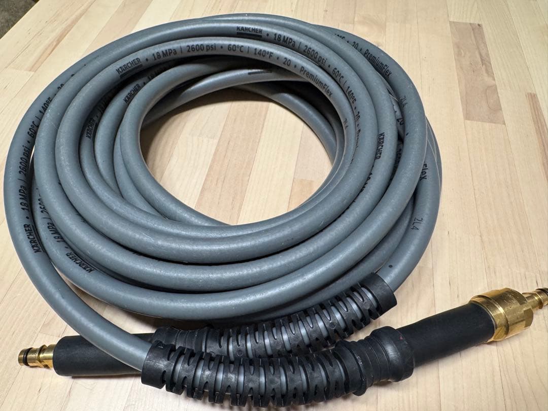 Karcher ポリウレタン高圧洗浄機用プレミアムフレックス高圧ホース10m プレミアムフレックス高圧ホース 10m ねじれ防止付 2.643-585.0