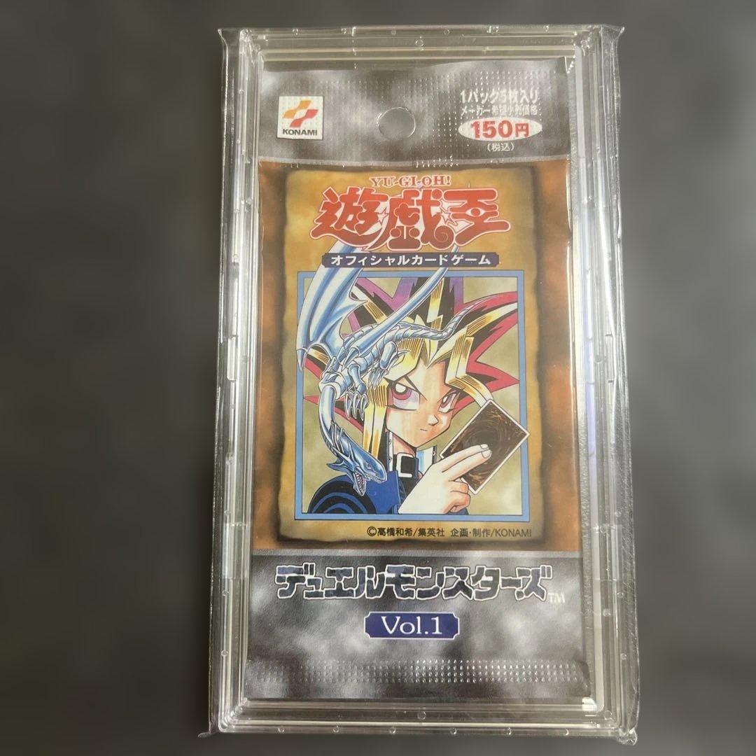遊戯王 初期 未開封 vol.1 パック ケース付 G1G1」遊戯王カード未開封Box レギュラーサイズ 保管用 ケース
