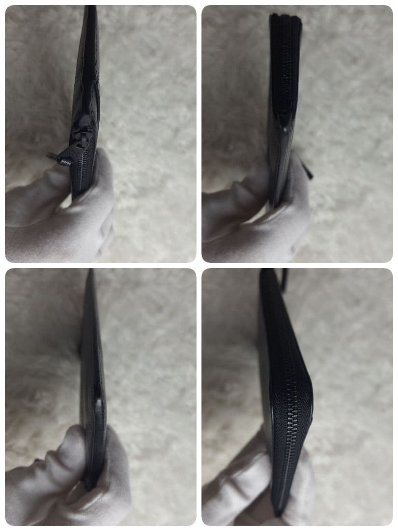 極美品✨近年 ポールスミス L字ファスナー 長財布 チェッカーエンボス