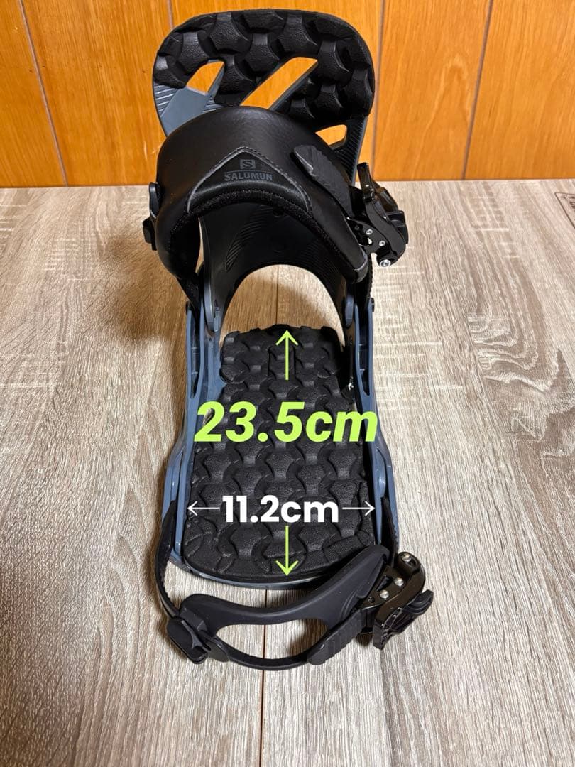 Salomon スノーボードビンディング Sサイズ グレー/ブラック