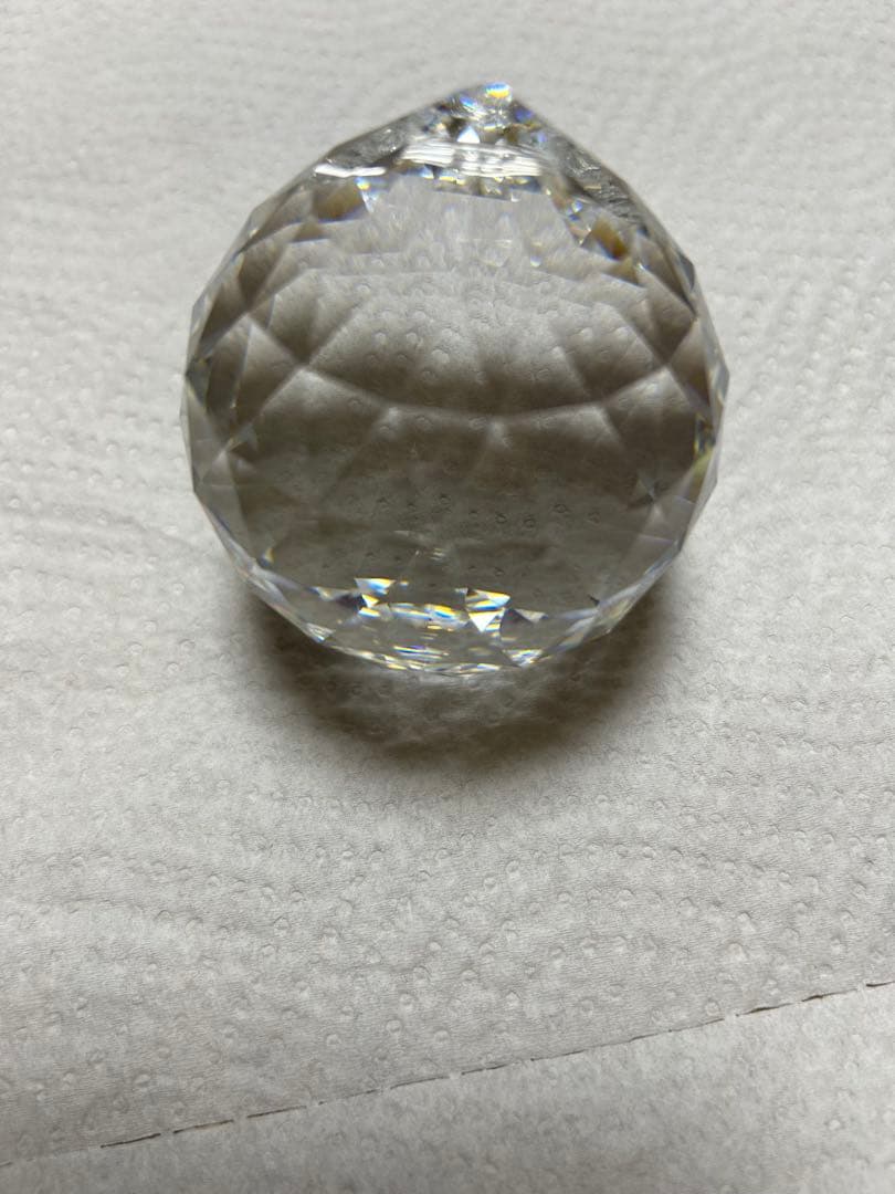 値下げ‼️スワロフスキーの逸品‼️希少品‼️クリスタル多面体ボール　サンキャッチャー SWAROVSKI（スワロフスキー）クリスタル仕様の高級サンキャッチャー 新