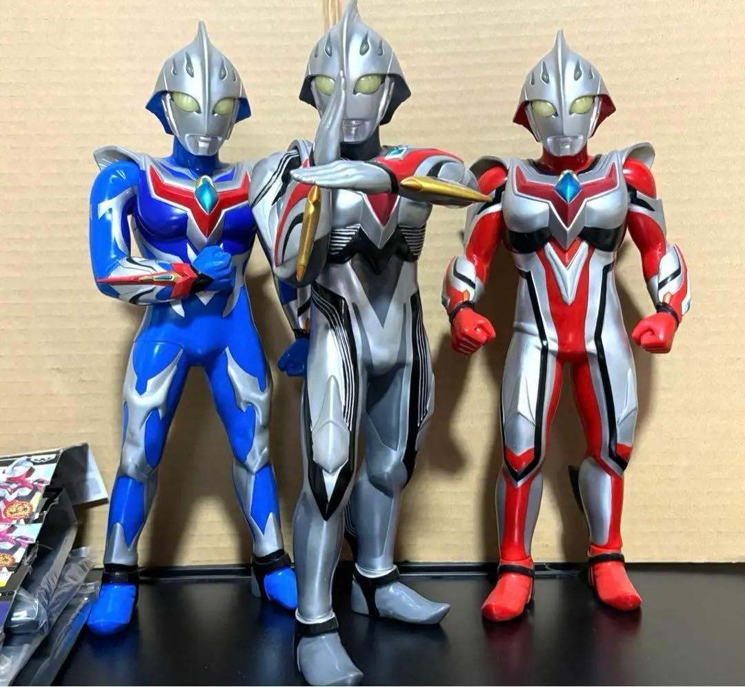バンプレストウルトラマンネクサスビッグサイズソフビ3種 アンファンス
