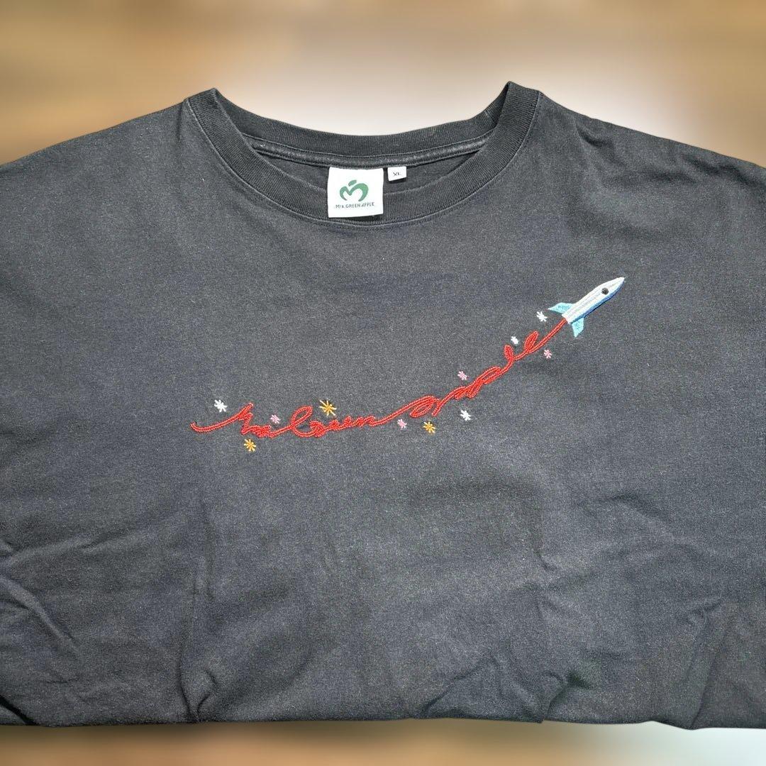 ミセスグリーンアップル Tシャツ ゼンジン XLサイズ ロケット 黒
