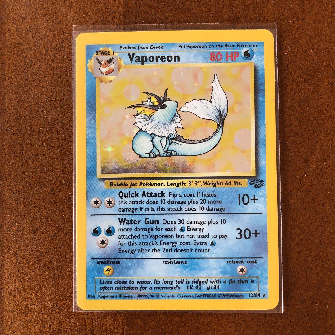 ポケモンカード シャワーズ 英語版 Vaporeon - メルカリ