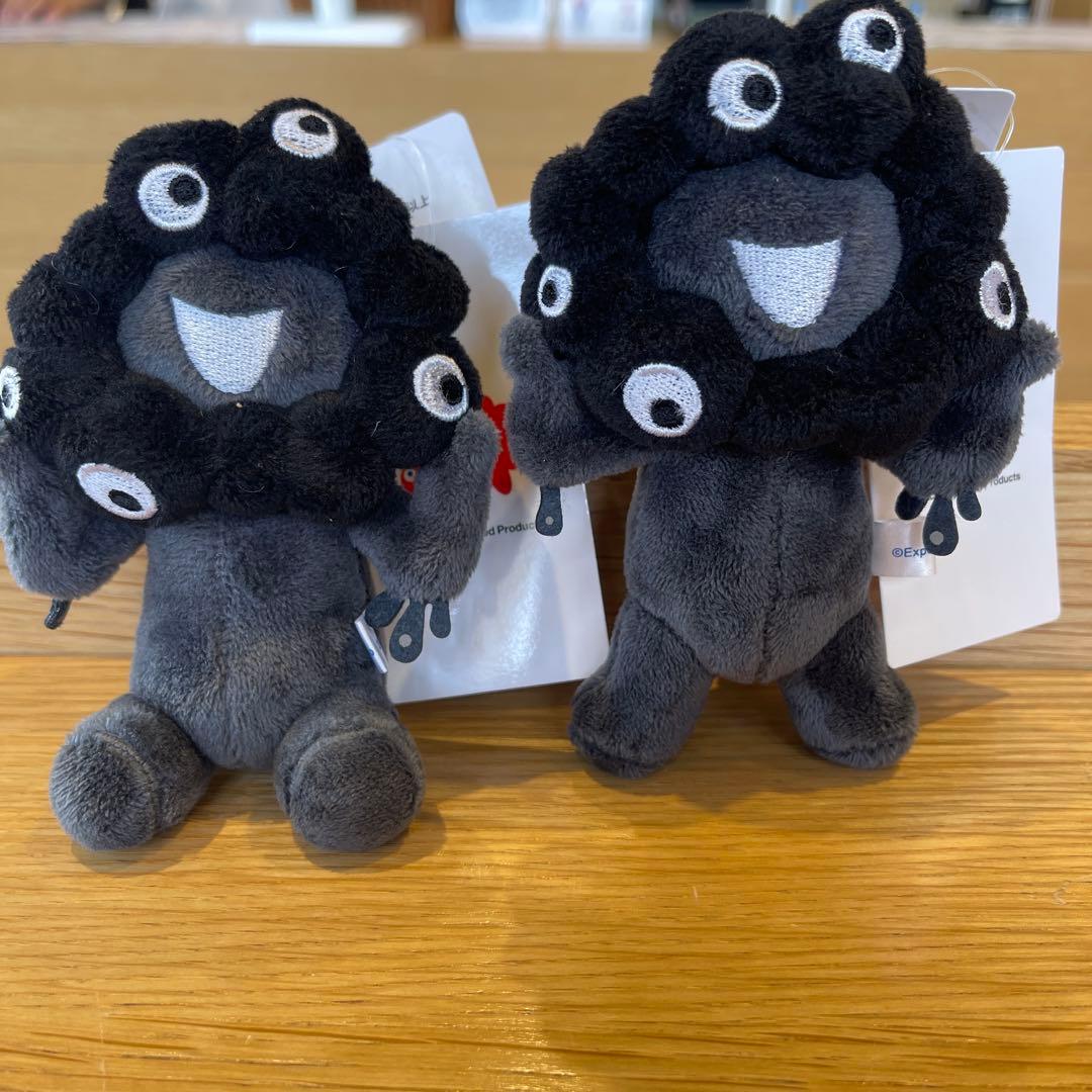 ミャクミャク ぬいぐるみ 大阪関西万博会場限定 黒 マスコット 2種類