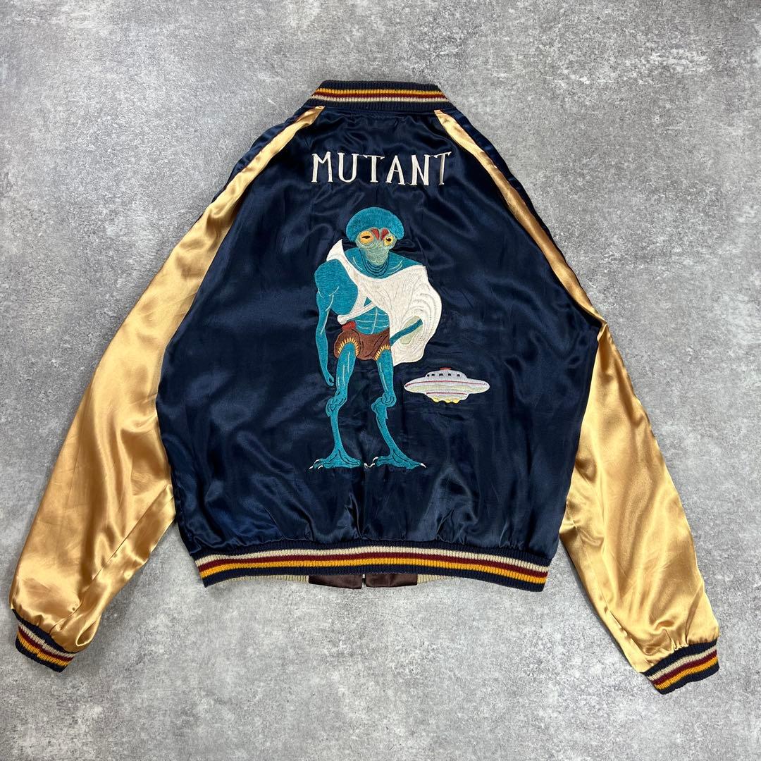 テーラー東洋 リバーシブル TT11145 鷲 日本地図 エイリアン スカジャン