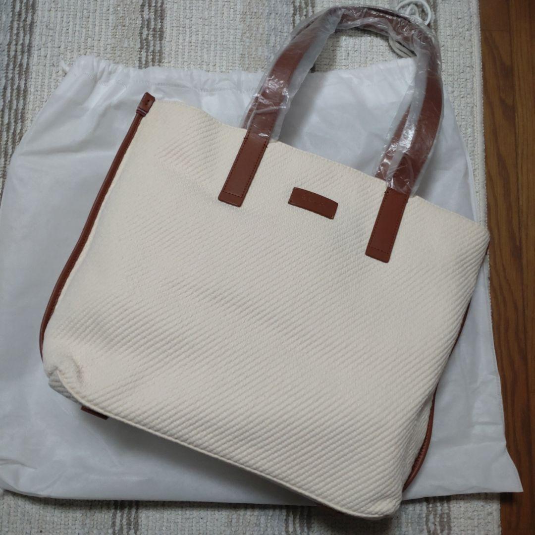 アイボリー キャンバス ビジネスバッグ　ポールスミス　新品未使用　タグ付き