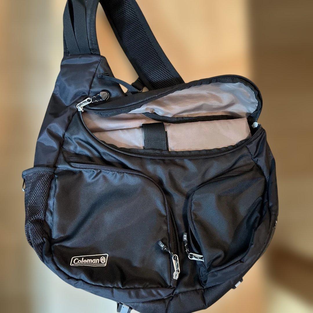 コールマン メッセンジャーバッグ archive y2k ブラック