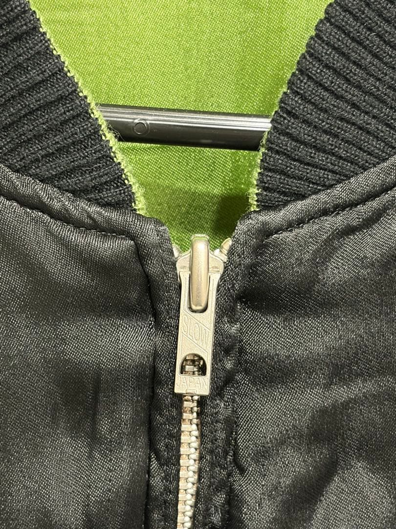 JUNKSTAR リバーシブル刺繍スカジャン スカル 骸骨 スケルトン Y2K