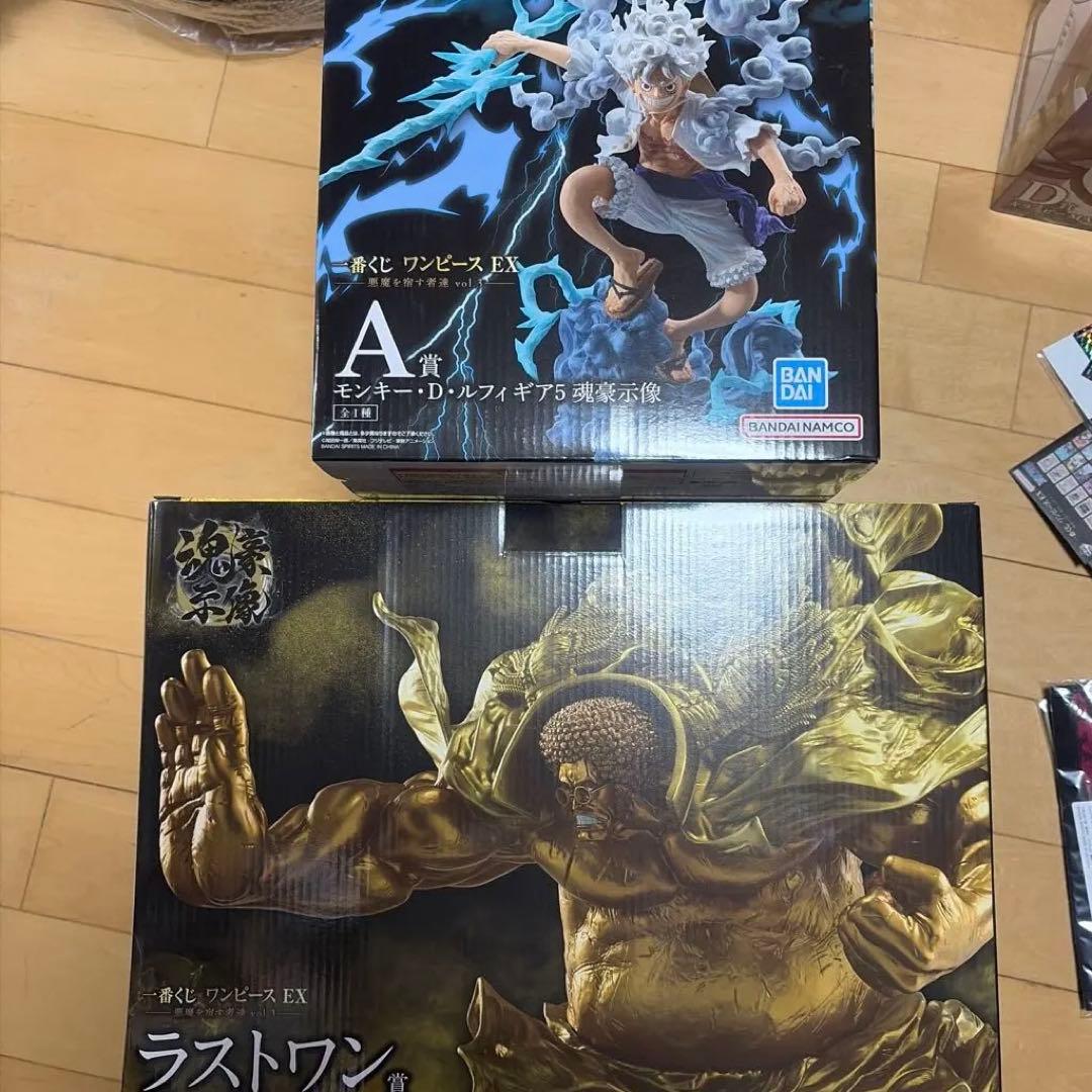 一番くじ　ワンピース　A賞　ルフィ　ラストワン賞　センゴク　おまけ付き