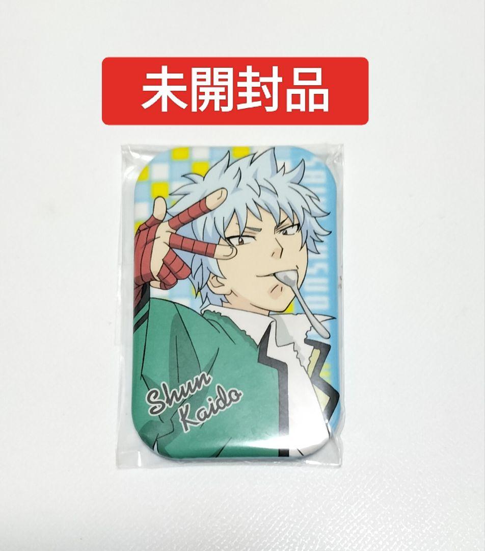 斉木楠雄のψ難 海藤瞬 まるかくスクエア缶バッジ ピース 未開封品