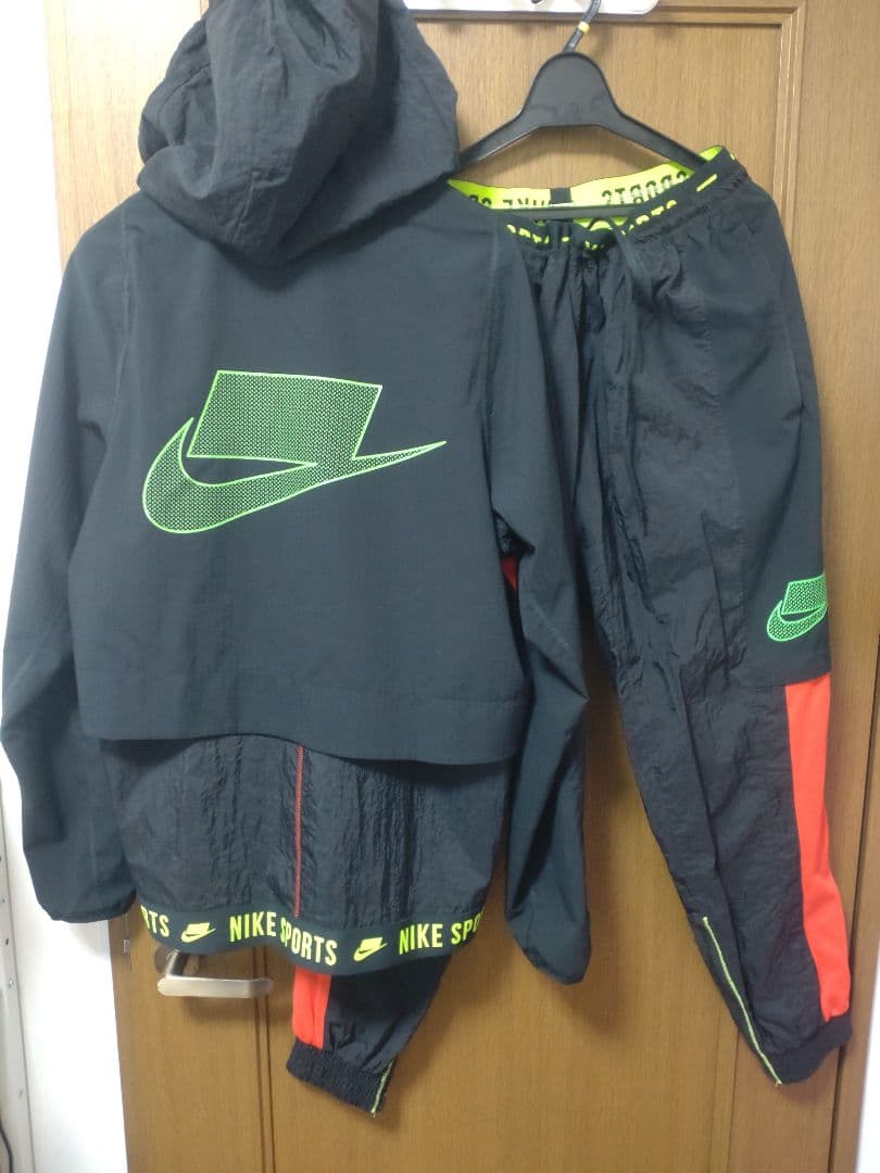 Nike ナイキ ジャージ ウィンドブレイカーセットアップ Lサイズ ブラック
