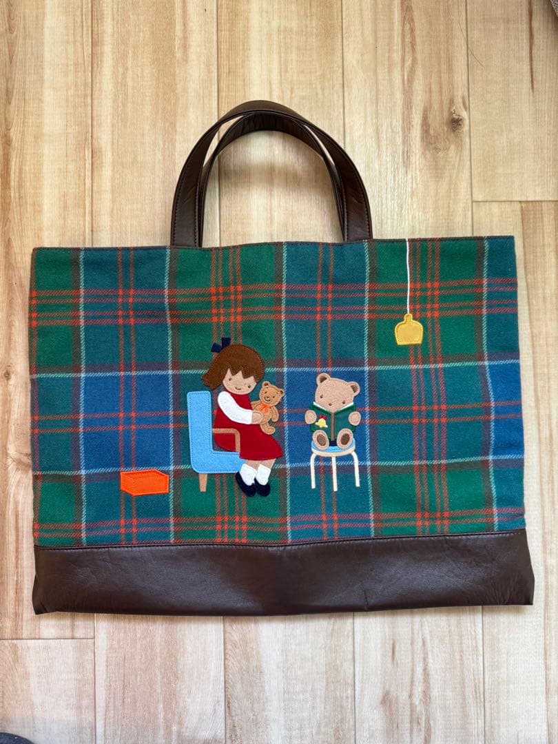 美品 ファミリア バッグ レッスンバッグ トートバッグ クリスマス 限定