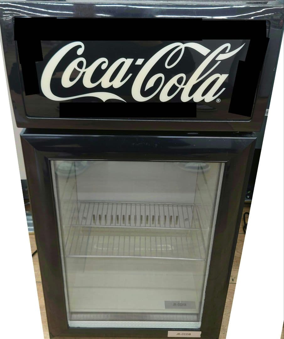□【Coca-Colaネオン・LED搭載】Haier JR-CC25B 冷蔵庫