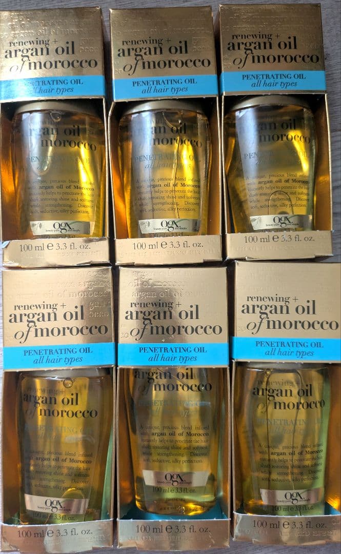 【6本セット、新品未開封】OGXアルガンオイル
