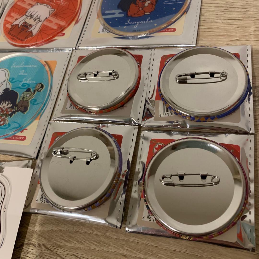 犬夜叉 殺生丸 桔梗 トレーディングアクリルコースター 缶バッジ