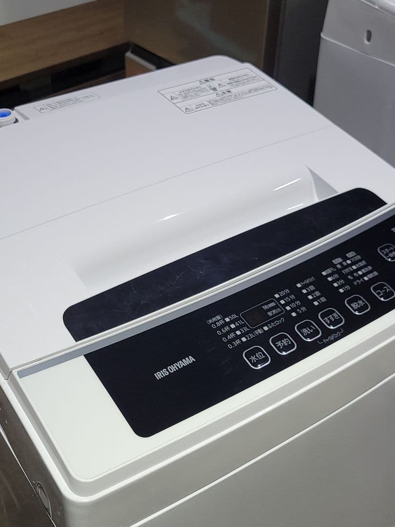 【美品】アイリスオーヤマ 全自動洗濯機 IAW-T602E 6.0kg 22年製