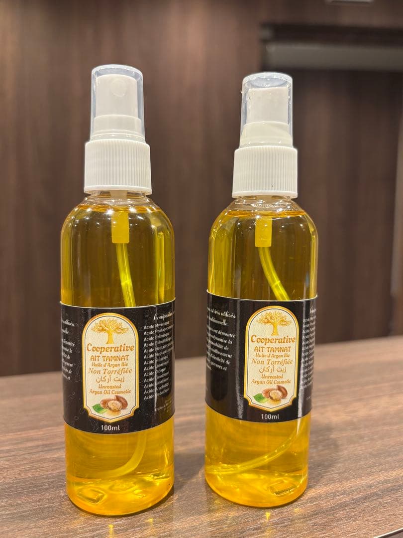 モロッコ産アルガンオイル 100ml 2本セット