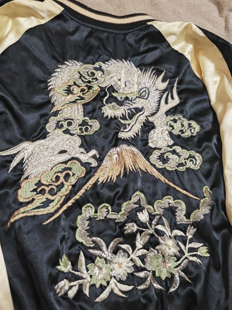 Hoshihime 日本製 限定龍 スカジャン unisex サテン - メルカリ