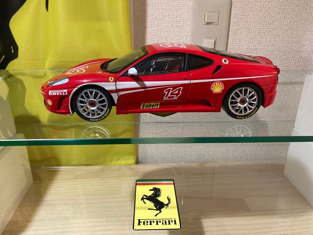 ミニカー FERRARI F 430 CHALLENGE 1:18