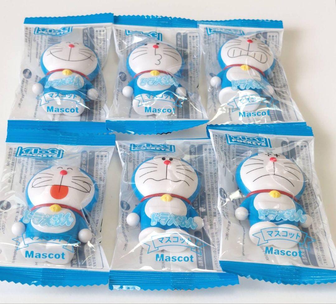ドラえもん フラットポケッツ マスコット 6種 コンプリート セリア