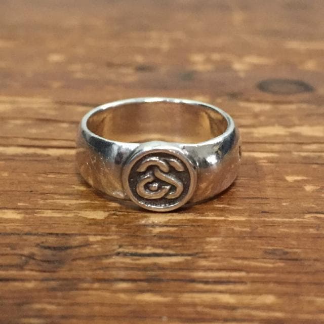 90's 初期 OLD Stussy シルバー ssリンク リング ヴィンテージ - メルカリ