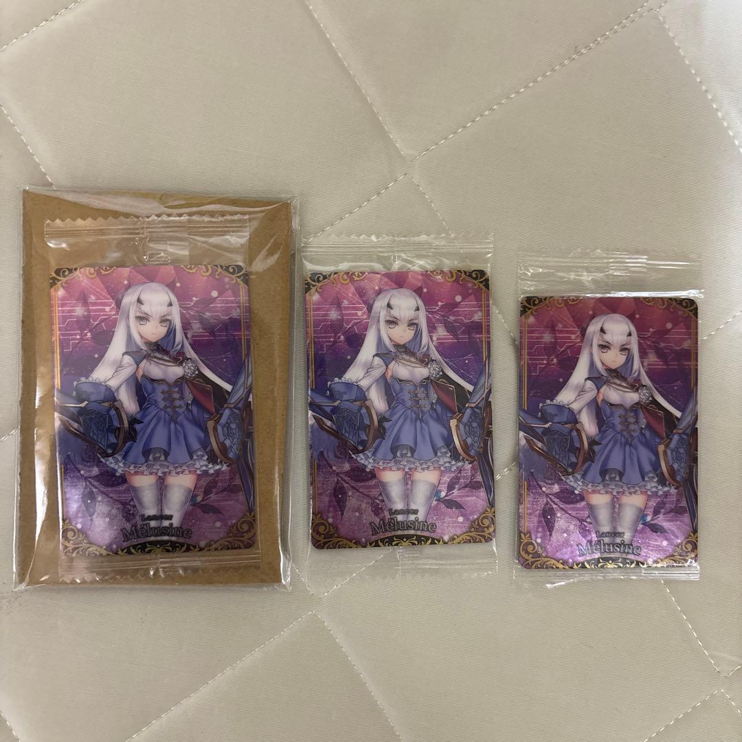 FGO Fate ウエハースカード R メリュジーヌ 3枚セット - メルカリ