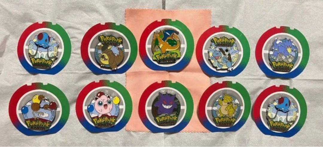 ポケパークカントー ピンバッジ 10個セット　ゲンガー　リザードン　カメックス
