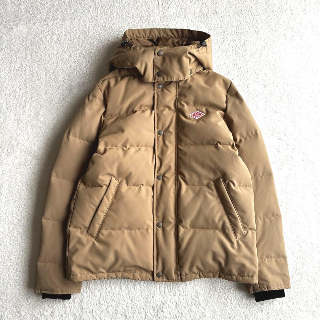 美品 ダントン ドアーズ別注 ダウンジャケット 36 フード付き レディース