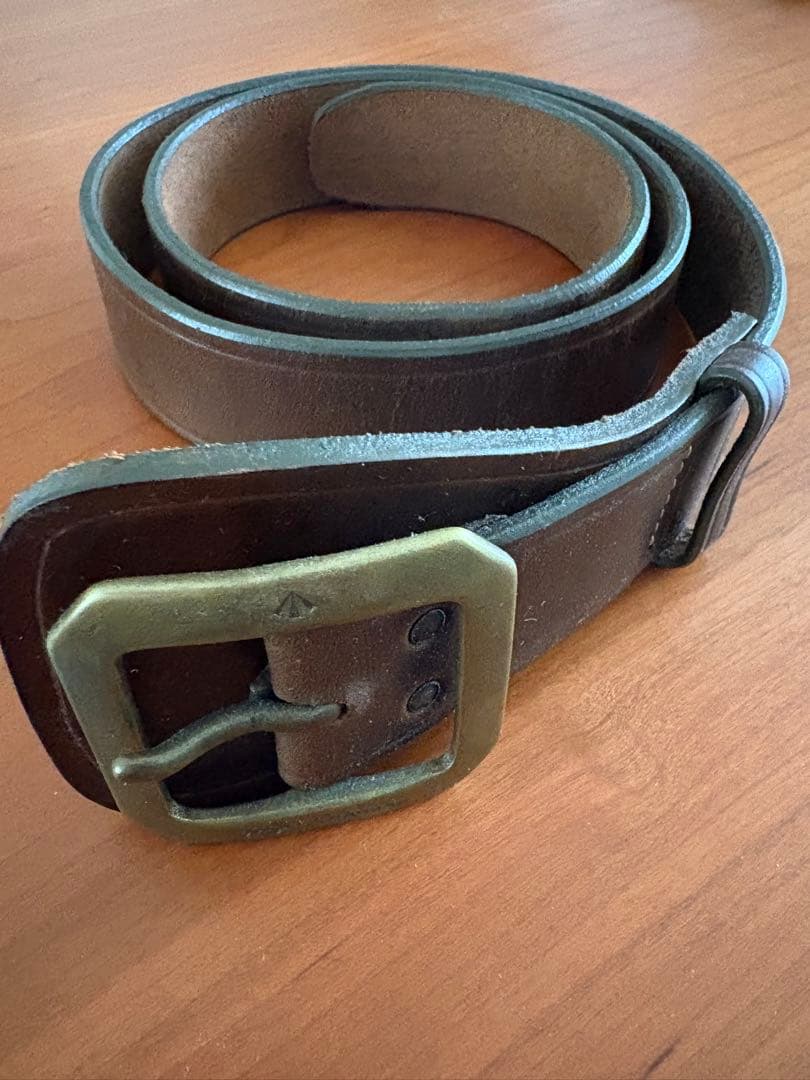 ナイジェルケーボンレザーベルト ナイジェル・ケーボン】MAN / レザーベルトキューバ / LEATHER BELT