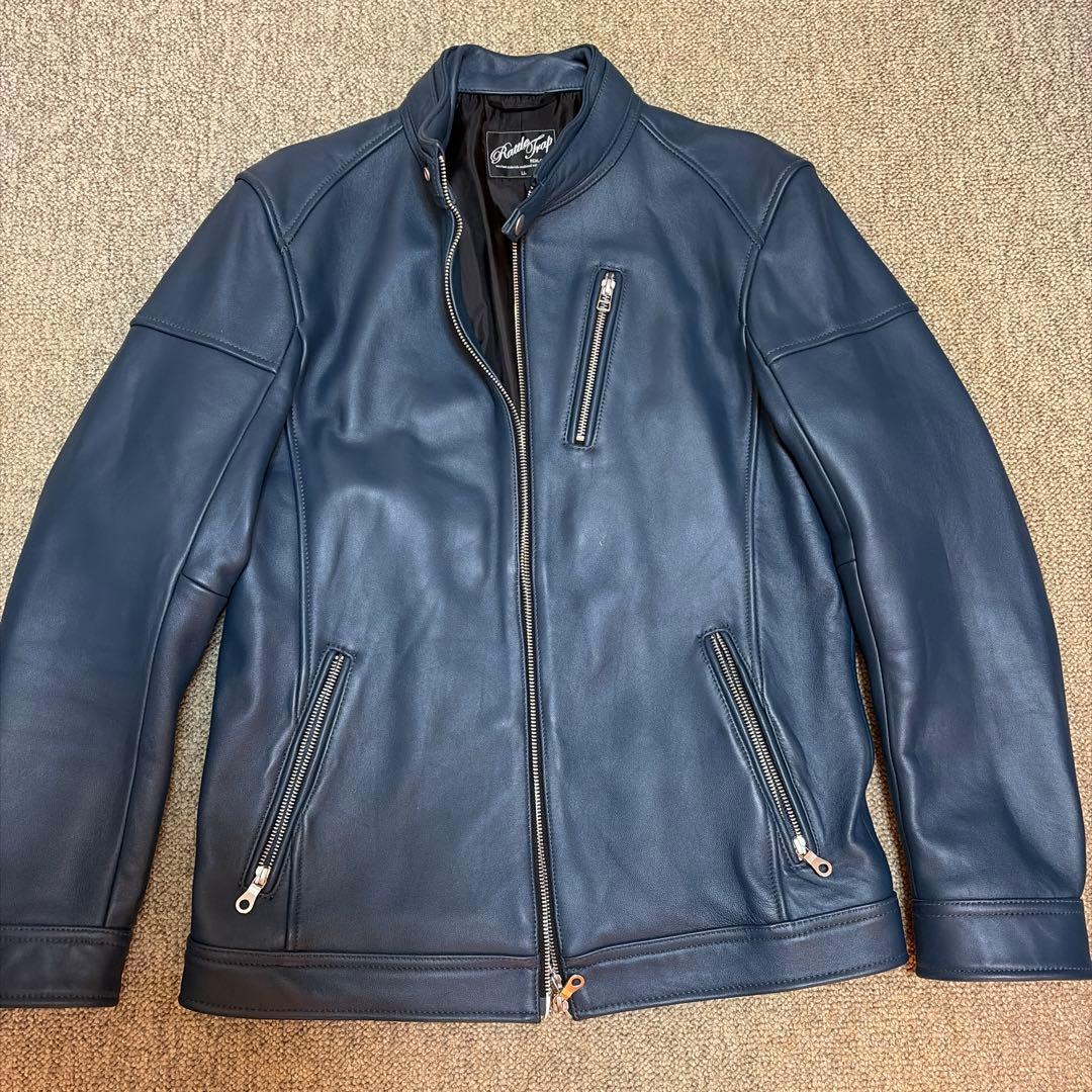 SHEEP LEATHER/シープレザー シングルライダースジャケット