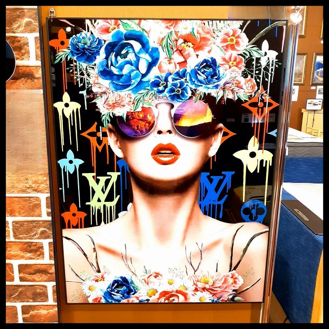 輸入雑貨 ミラーアートパネル『Louis Vuitton』 強化ガラス - メルカリ