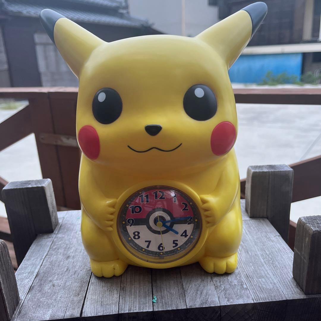 レア 希少 初期ピカチュウ 目覚まし時計 ポケモン - メルカリ