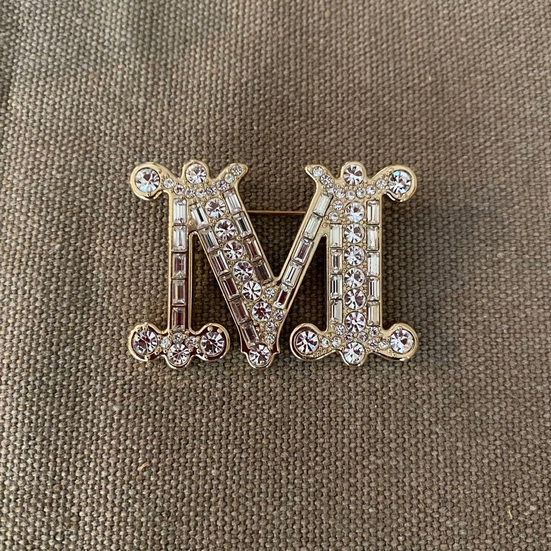 M*l様 MAX MARA マックスマーラ ブローチ ゴールド レディース Max Mara（マックスマーラ） ブローチ SHINY ゴールド レディース