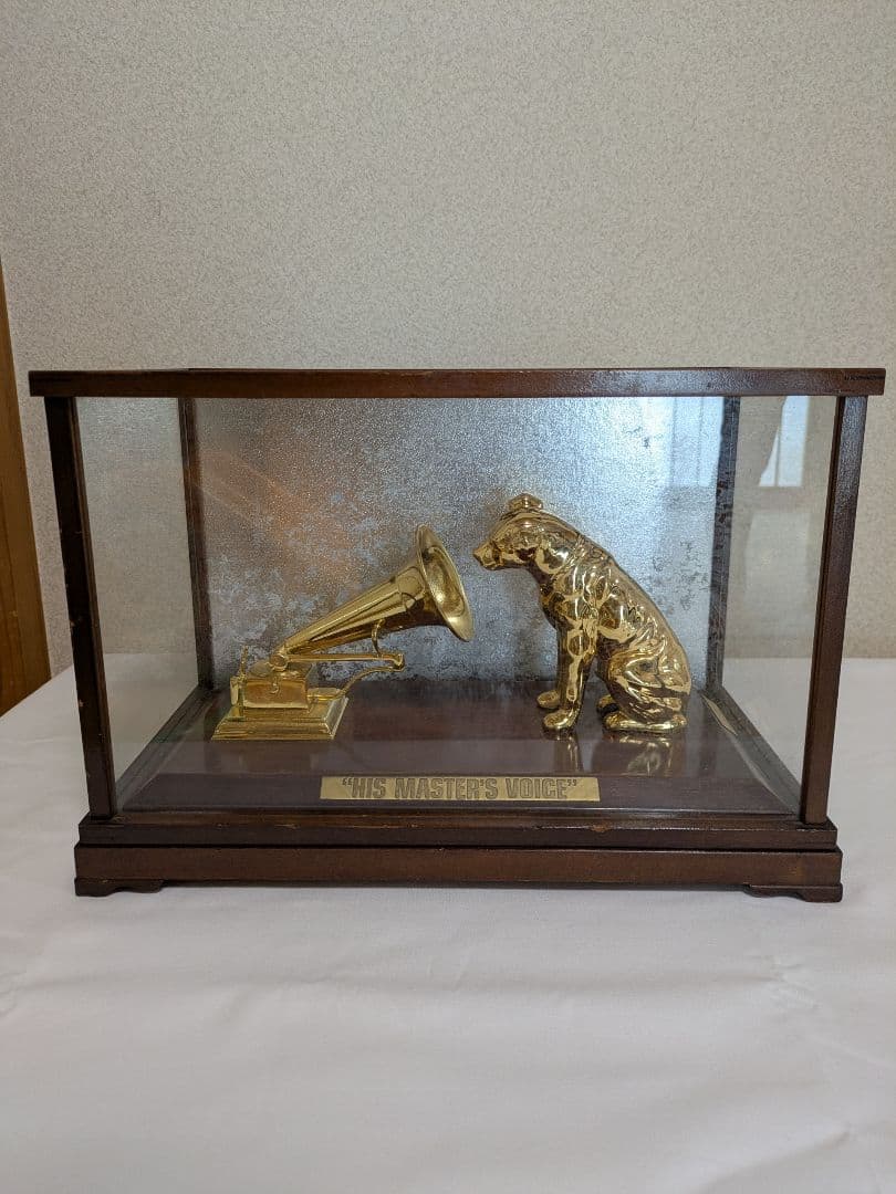 ビクター 犬と蓄音機の置物
