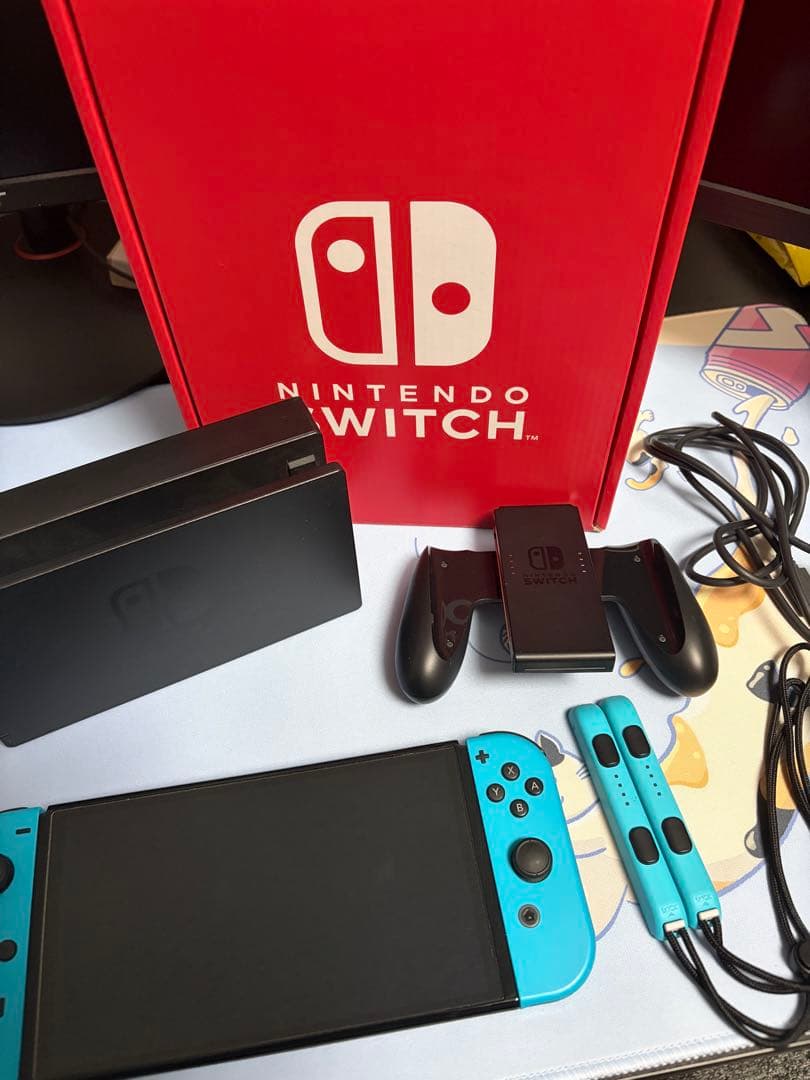 Nintendo Switch 本体 有機ELディスプレイ 青/青