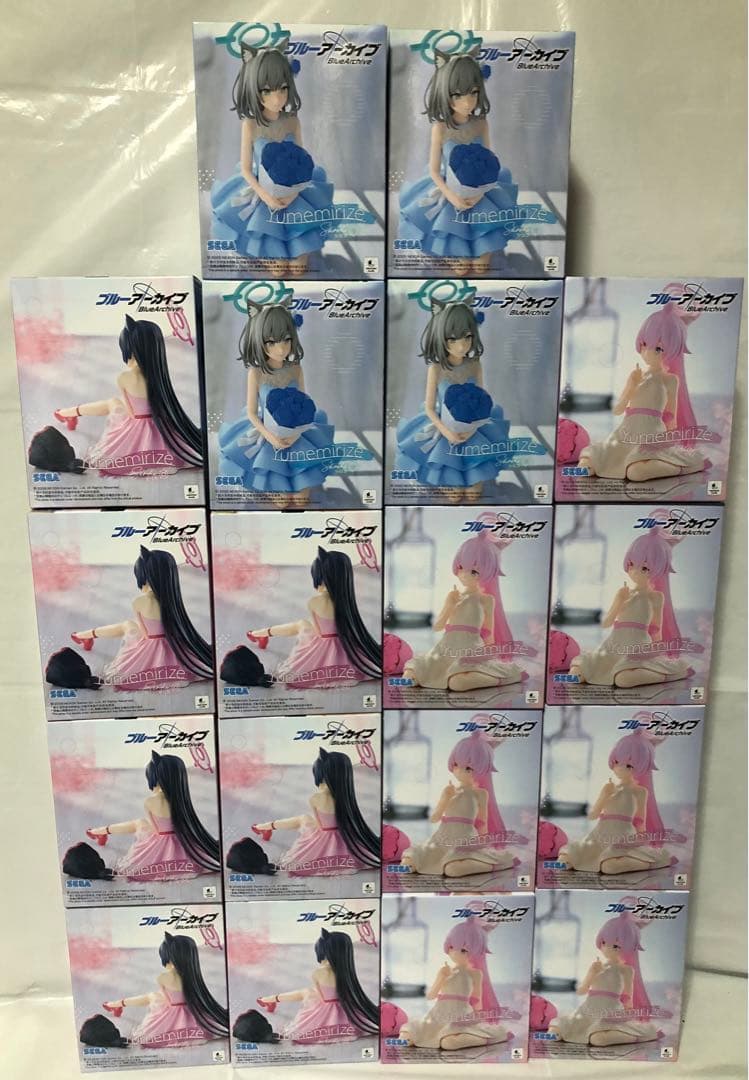 ブルーアーカイブ Yumemirize フィギュア シロコ ホシノセリカ 18点