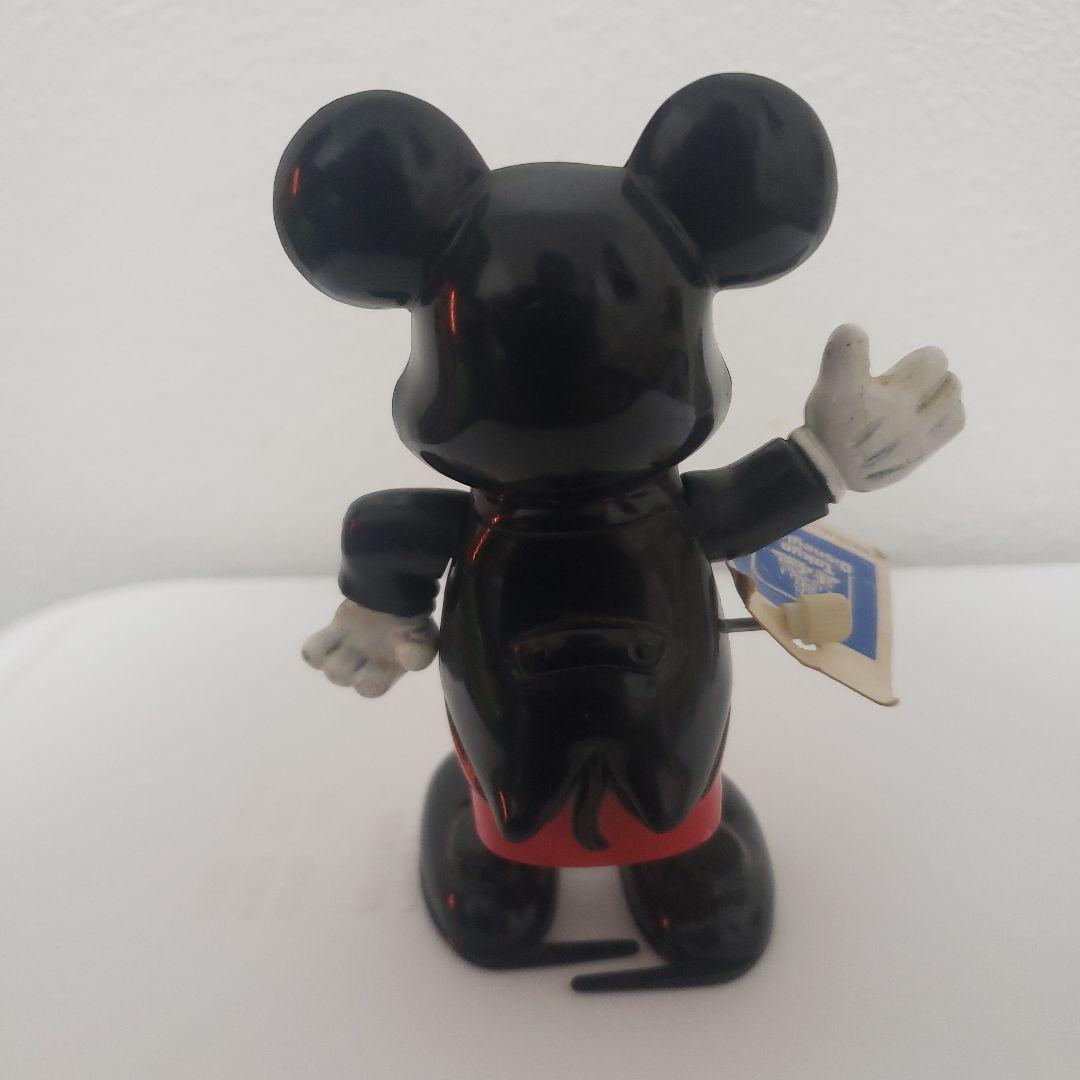 ミッキーマウス おもちゃ ゼンマイ レトロ レア タグ付き グッズ