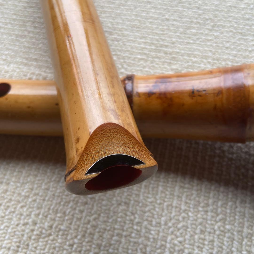 211値下げ 尺八 一尺八寸管 眞山銘ニ印 - メルカリ