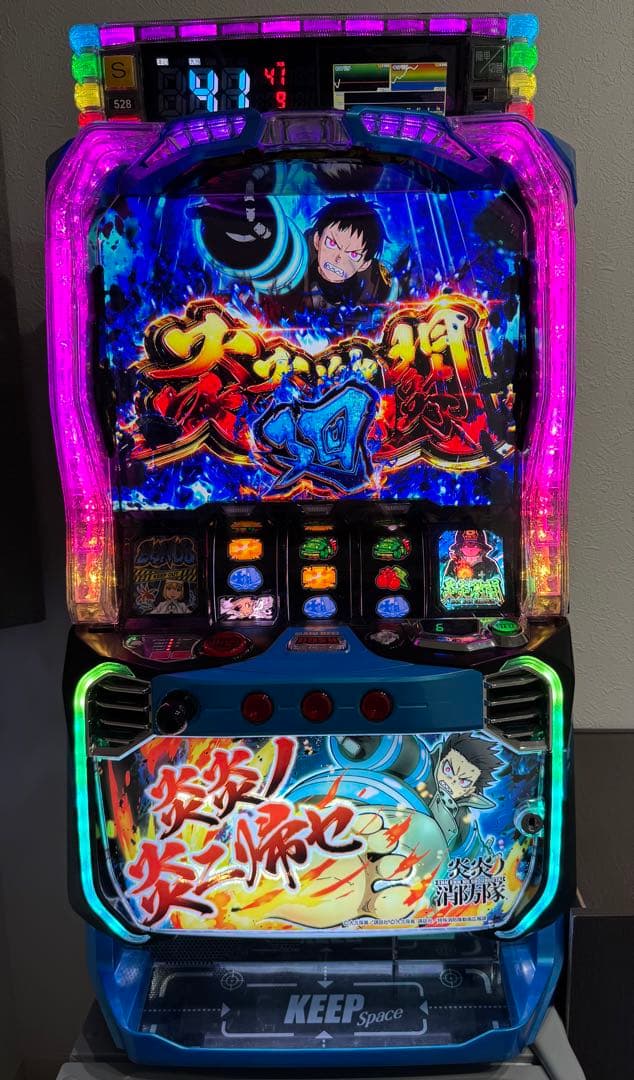 データカウンター付き L炎炎ノ消防隊jGスマスロ実機デー太郎11 スロット用付き