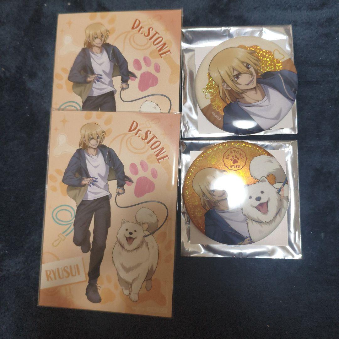 Dr.STONE ジャンプフェスタ キャラアニ.com 七海龍水 缶バッジ 特典
