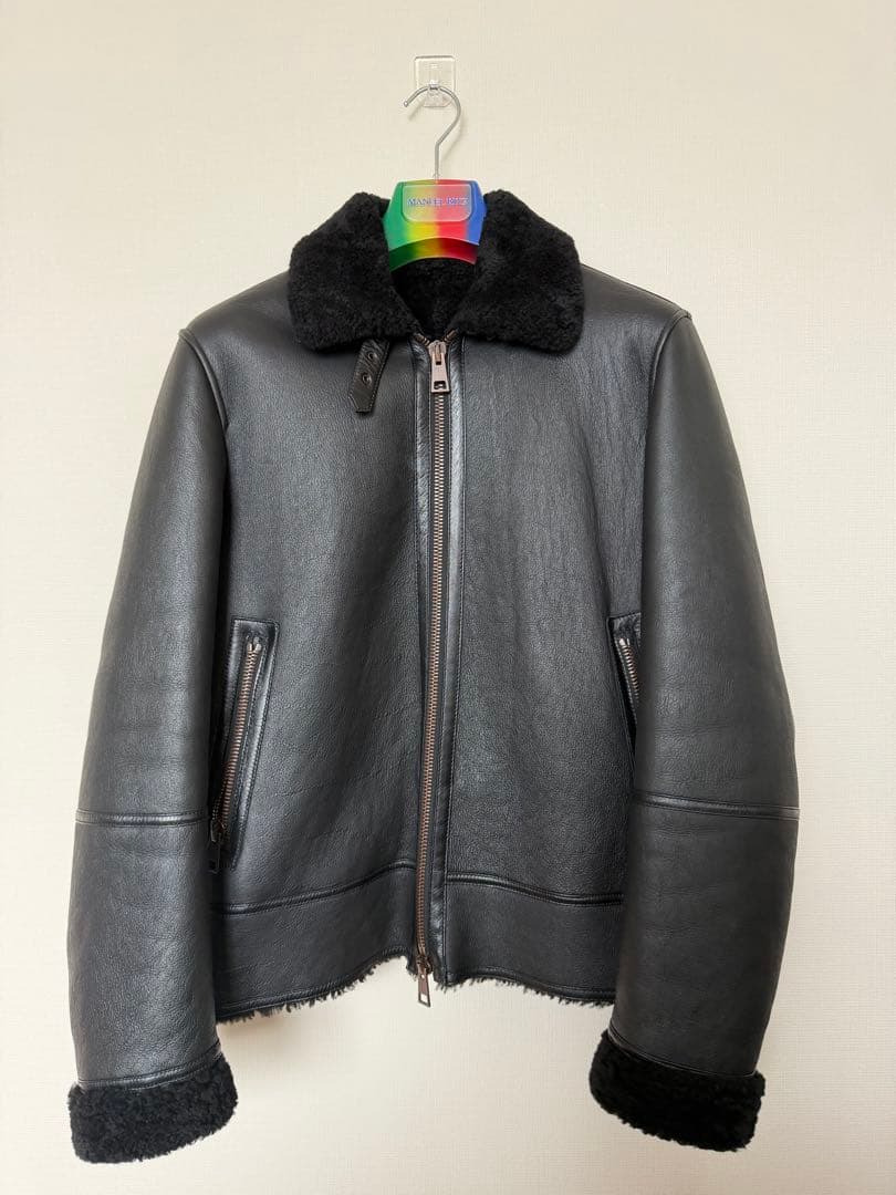 TAGLIATORE タリアトーレ ムートン ライダース フライト ジャケット