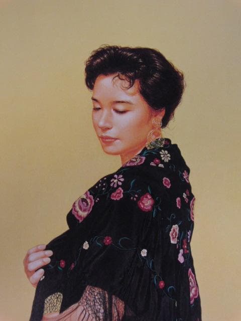 辻真砂、【舞】、希少な額装用画集画、新品高級額 額装付、状態良好