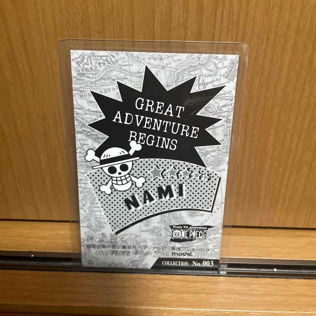 ONE PIECE ナミ ラミネートカード コレクション003 - メルカリ