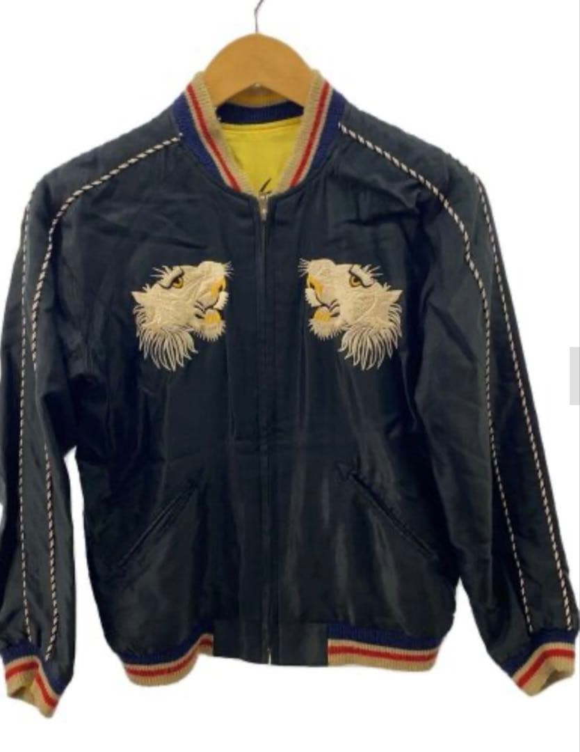 の*ー様 テーラー東洋 アセテート スーベニア スカジャン 白虎×鷲龍