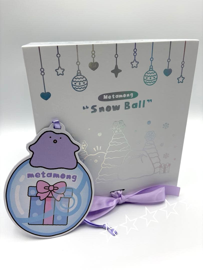 韓国公式 ポケモン メタモン スノードーム スノーボール 限定グッズ