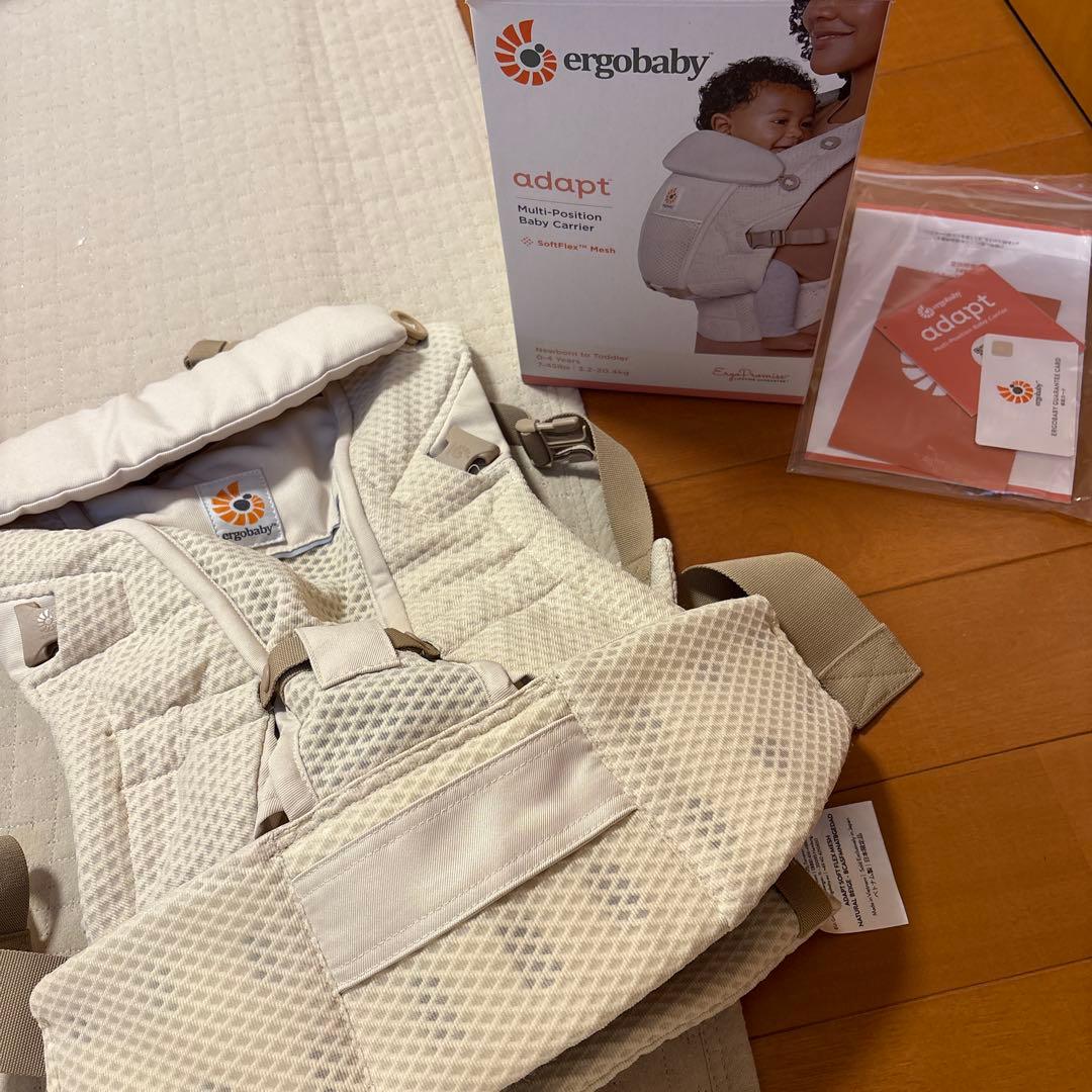 エルゴベビー　アダプトソフトフレックス　ナチュラルベージュ　　♡